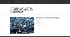 Desktop Screenshot of durhamcap.com