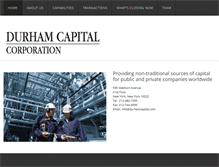 Tablet Screenshot of durhamcap.com